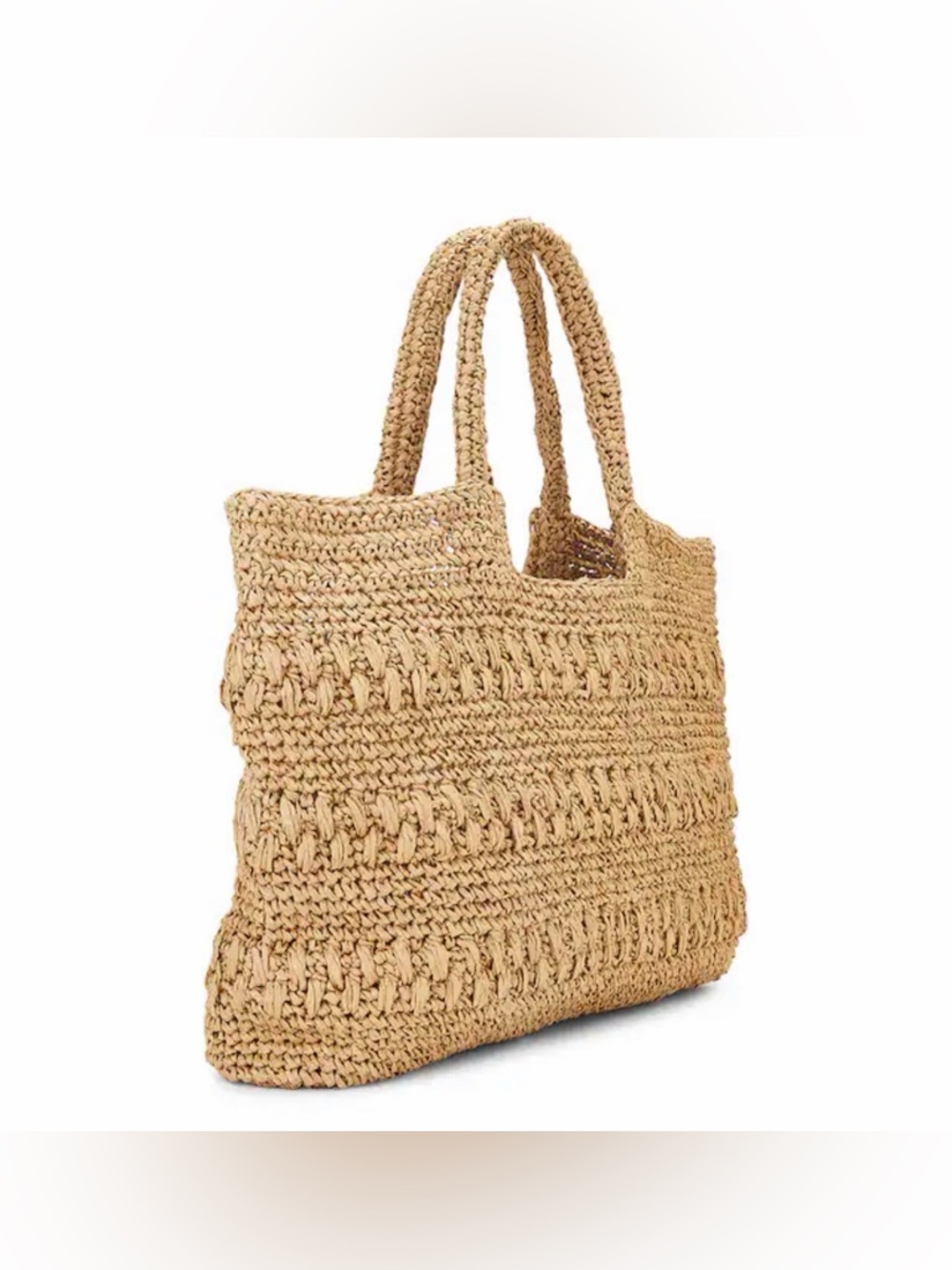 L*SPACE Changing Tides Oversized Bag - natural - 100% raffia - Picture 8 of 9